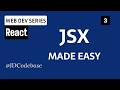 JSX &amp; Rendering Basics – React Tutorial for Beginners | Web Development Series | JDCodebase