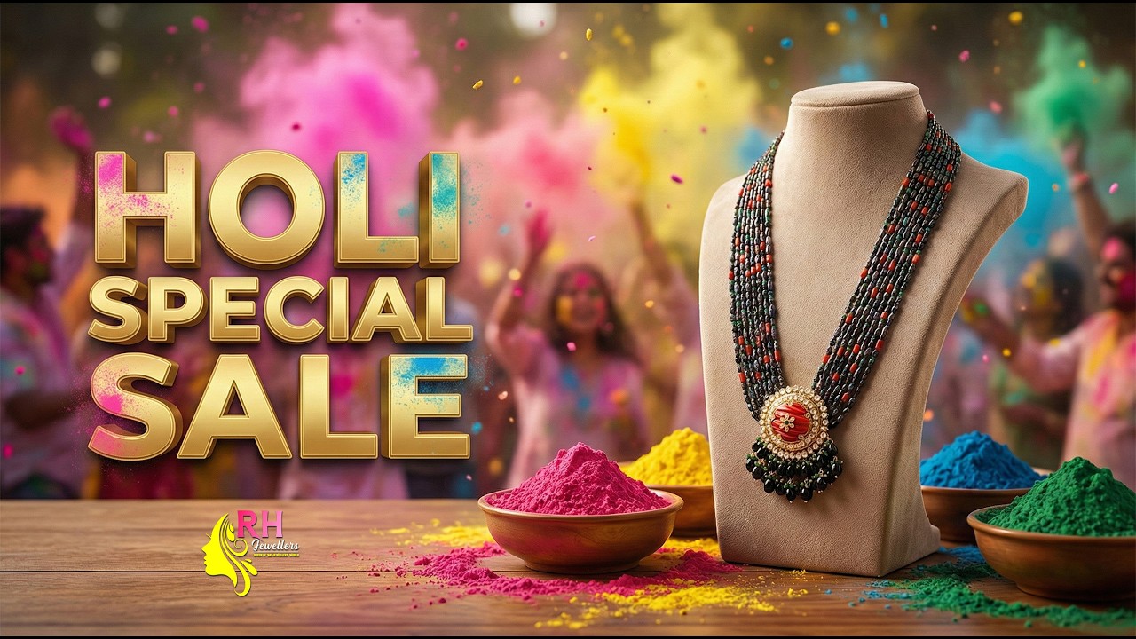 Holi Special Jewellery Sale 💎 | Silver, 1 Gram Gold, Pearls & Corals Collection | RH Jewellers