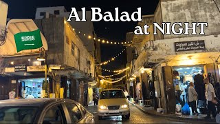 Historic Jeddah’s Night Life in 5 Minutes✨Al Balad🇸🇦4K Walking Tour Saudi Arabiaجدة التاريخية البلد