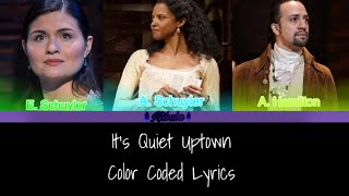 Video thumbnail of "It’s Quiet Uptown || Hamilton || Color Coded Lyrics [2-18]"