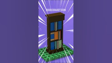 LEGO Bookcase Tutorial #lego #legotutorial #stopmotion