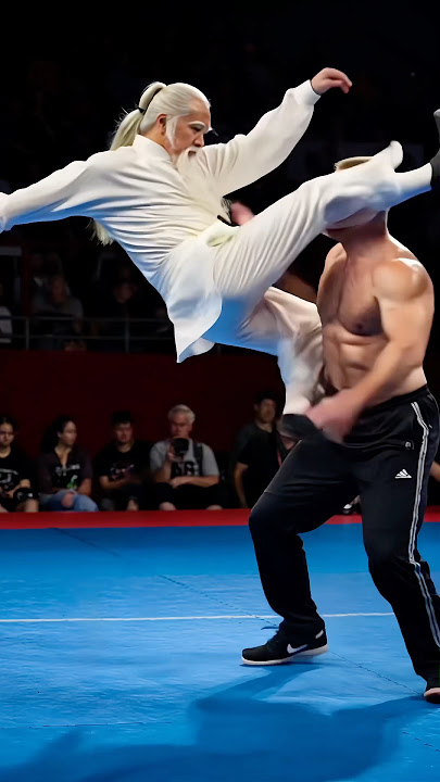 #taichi #kungfumaster Taiji Master Defeats Opponents with Magical Moves