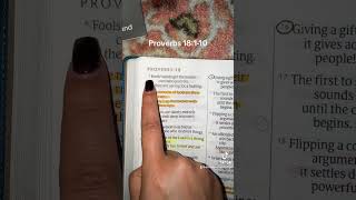 Proverbs 18:1-10