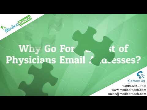Where To Find Physicians Email Lists - MedicoReach