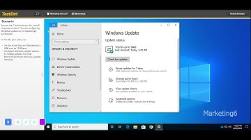 TestOut PC Pro 8.5.4 Configure Windows Update