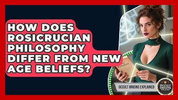 How Does Rosicrucian Philosophy Differ From New Age Beliefs? - Occult Origins Explained