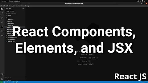 React Components, Elements, and JSX