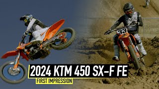 'The BEST KTM I've Ever Rode!'  2024 KTM 450 SXF Factory Edition | First Impression