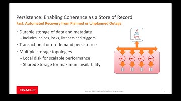 Coherence Federation and Persistence With Kubernetes