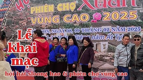 Văn nghệ khai mạc hội hát sloong Hao ,phiên chợ vùng cao xuân 2025 Huyện lục Ngạn Bắc Giang