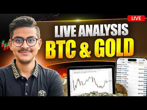 LIVE XAUUSD Gold & BTC Bitcoin Analysis | KRISH GUMBER LIVE STREAM | MAY 26 | DAY 140