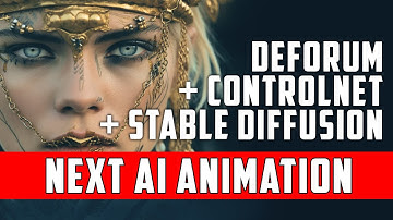 Next level of AI Animation. ControlNet and DeForum in Stable Diffusion.