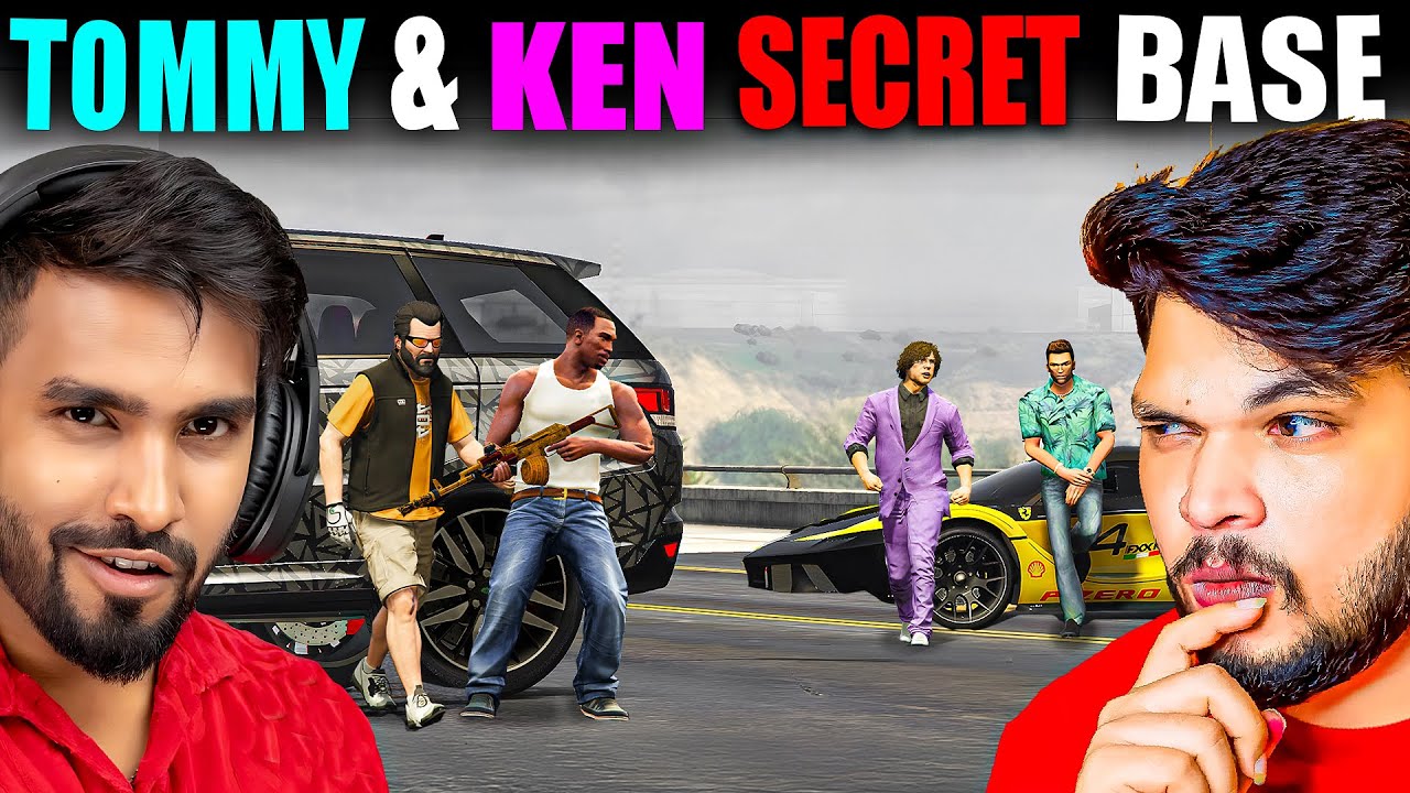 😱Techno Gamerz Found Tommy & Ken’s Secret Base in GTA 5! 🕵️‍♂️🔥
