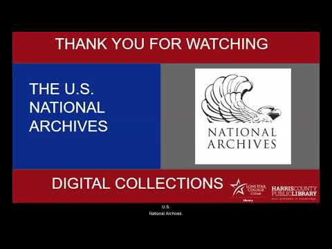 The U.S. National Archives: An Overview & Basic Search