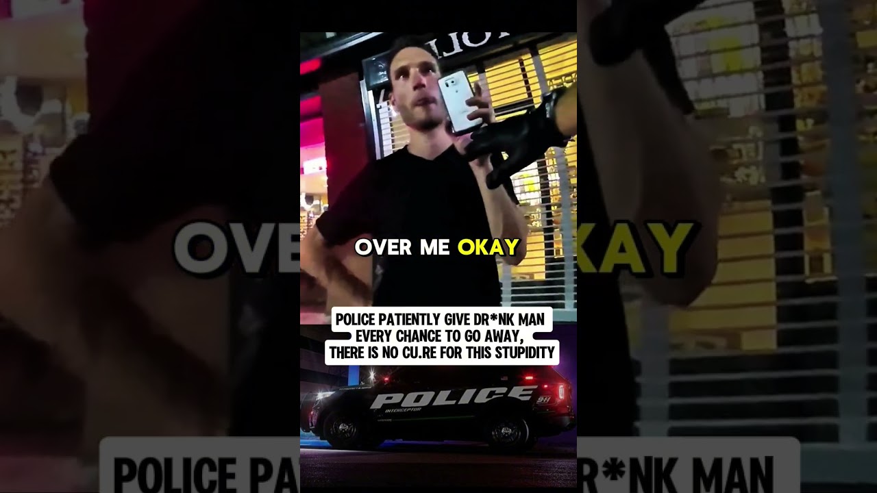 Patient Cop Gives Drunk Man _ Every Chance To Go Away
