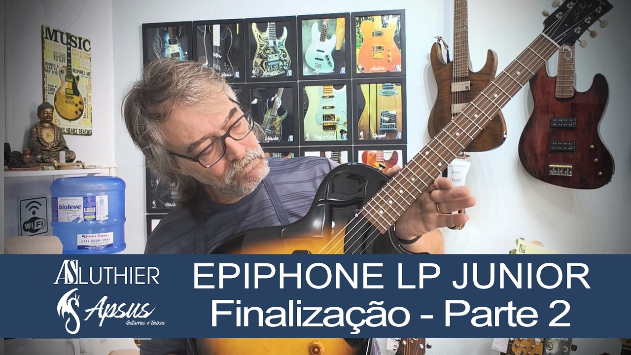 EPIPHONE LES PAUL JUNIOR - Customization and full restoration