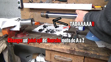 Quand changer joint spy fourche moto ?