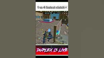 1 vs 4 fastest clutch☠️#reels #shorts #shortsfeed #viral #trending #ytshorts #youtubeshorts #bgmi