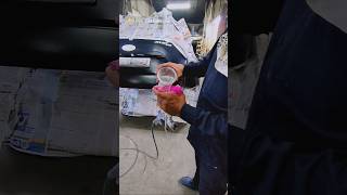 Deep Scratch Repair on XUV500 #brotomotiv #automotive #painting @Royalcargarage
