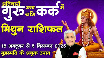 18 Oct-25 Guru Rashi Parivartan | गुरु का उच्च राशि कर्क में प्रवेश | Kamal Shrimali