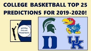 College Basketball Way-Too-Early Top 25 Predictions for 2019-2020