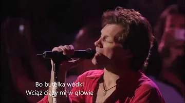 BON JOVI-Bed of roses LIVE HD TłumaczeniePL(napisy)