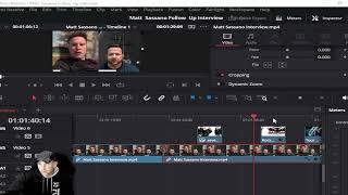 DaVinci Resolve 18.5.1 Blending a Video Over Another Video Within Timeline