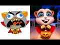 Laugh With My Talking Tom and 2 Cartoon Games Kids Part 2 Funny drawing meme