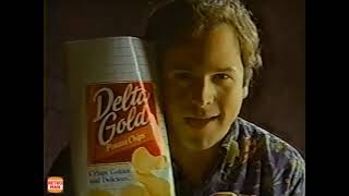 1986 Delta Gold Potato Chips Commercial with Jason Alexander from Seinfeld