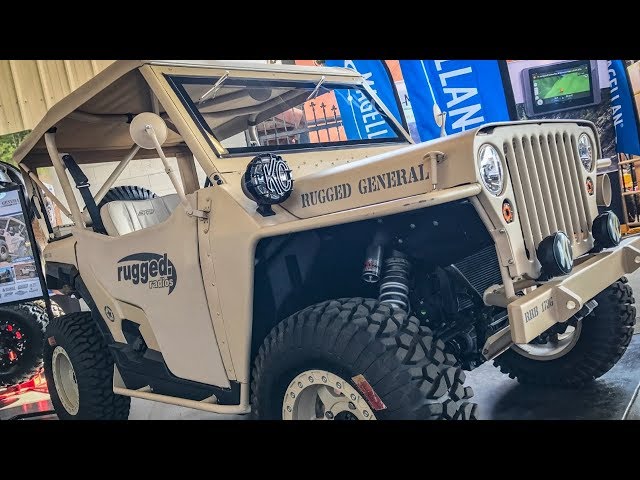 Willys Jeep Style Custom Polaris General | The Rugged Radios Rugged General