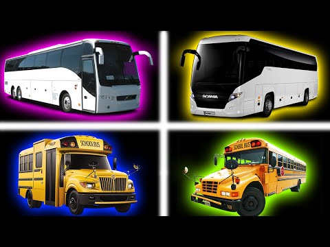 🚍Volvo Bus & Scania Bus & School Bus Horn🚍 - Sound Variations in 8 Minutes  [Mega Mix]