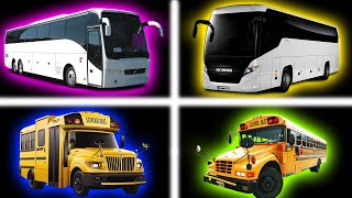 Volvo Bus & Scania Bus & School Bus Horn  Sound Variations in 8 Minutes  [Mega Mix]