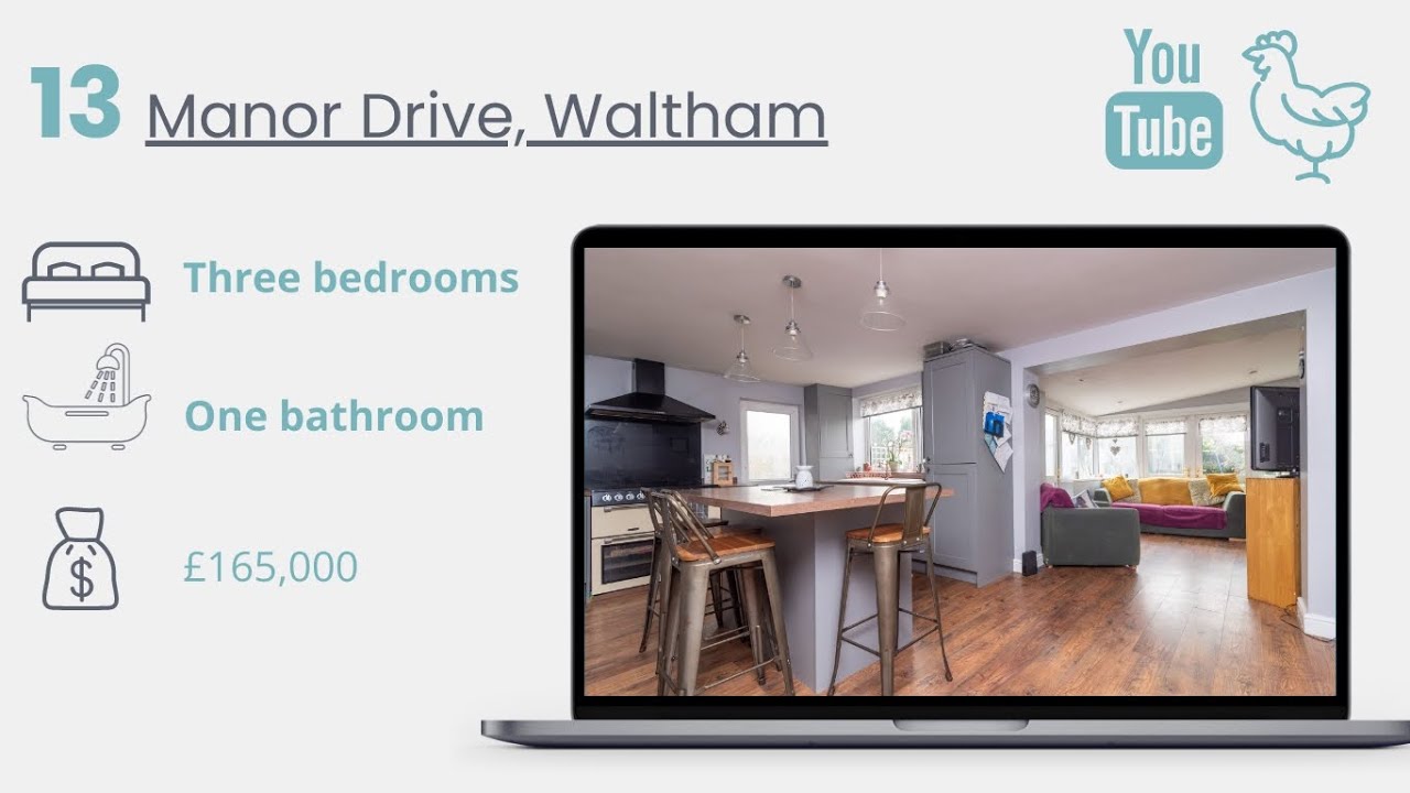 13 Manor Drive, Waltham House tour Roost Estate Agents YouTube