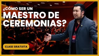 ✅ Cómo ser MAESTRO DE CEREMONIAS Curso gratis