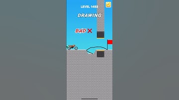 Draw bridge puzzle game level 1492 #gaming #drawing #Shorts