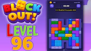 Block Out! - Color Sort Puzzle level 96 | all parts gameplay walkthrough solution