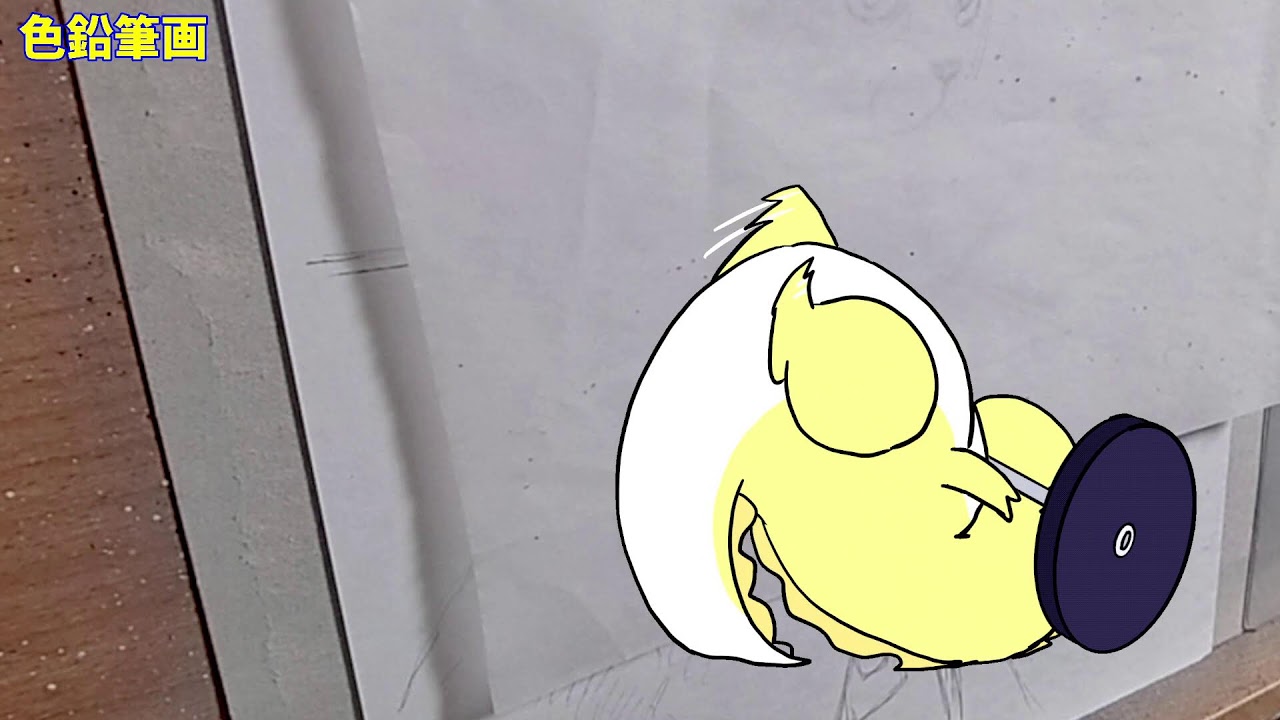 新作を描く準備をする
