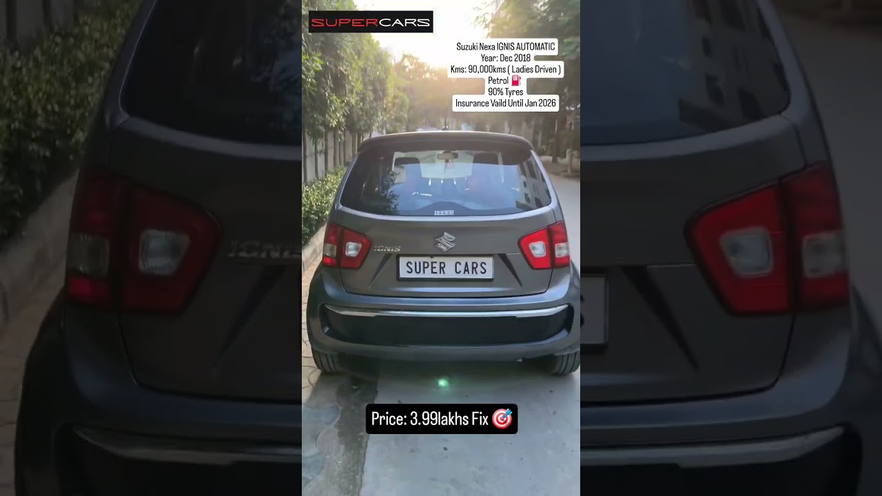 IGNIS AUTOMATIC FOR SALE 3.99 LakhsOnly, Call 9392221321 