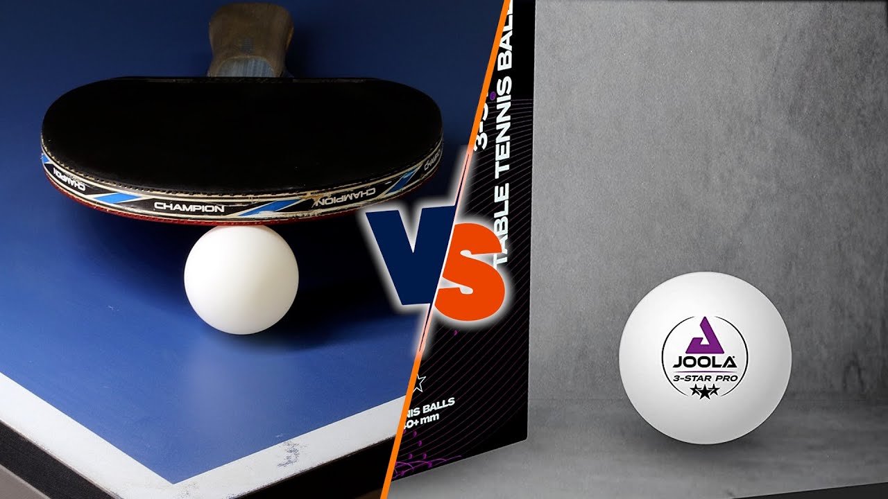 JOOLA Training 3 Star vs Champion Sports Tournament 3 Star Table