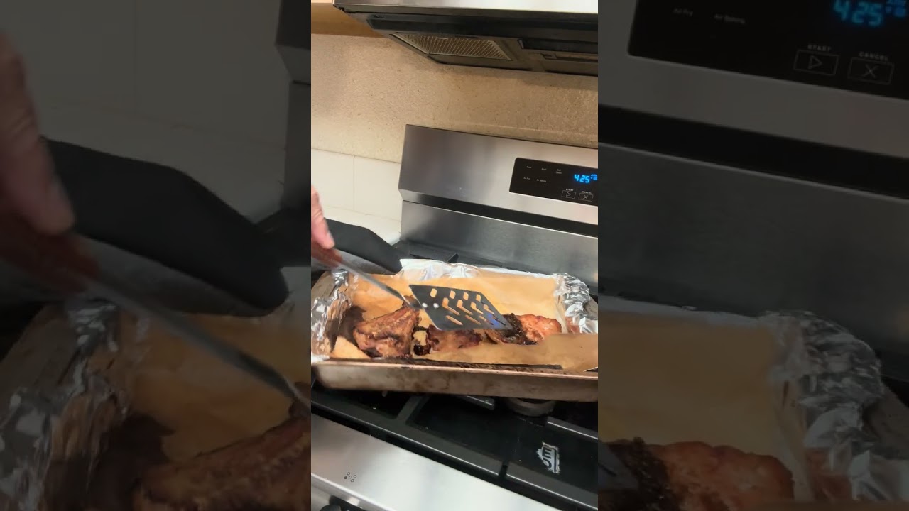 Using Parchment Paper is convenient and easy to flip off the fish