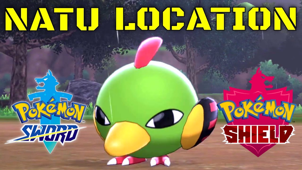 Pokemon Sword And Shield Natu Location YouTube