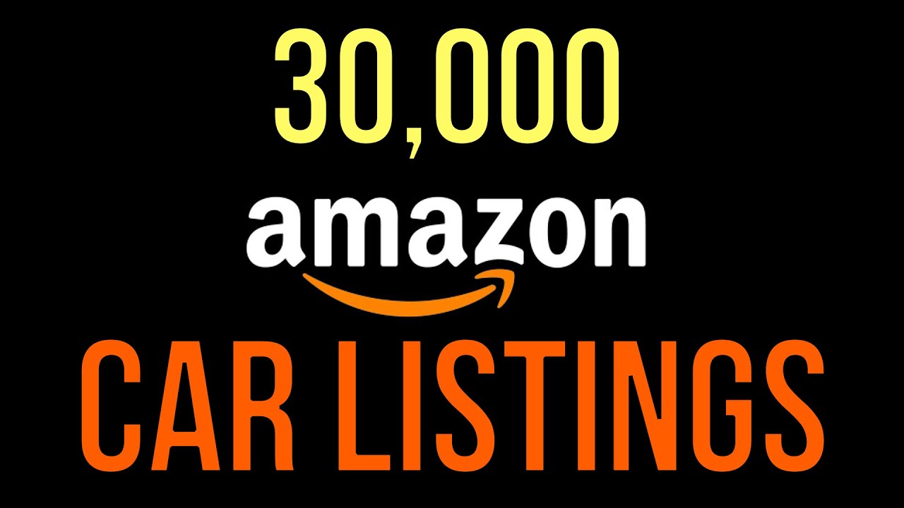 AMAZON CAR LISTINGS: ARE THEY GOING TO SELL CARS? - FINANCE CARS: The  Homework Guy, Kevin Hunter - YouTube