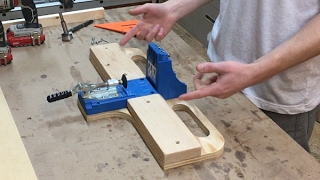 Learn how to get more efficiency from your Kreg Jig by making a simple support rig to hang on the wall. This project will definitely ...