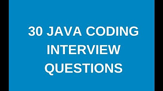 Java Coding Interview Questions - YouTube
