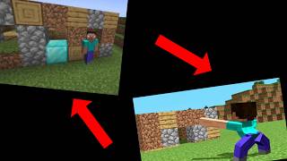 Minecraft in a nutshell but I remade it (in real miencraft)