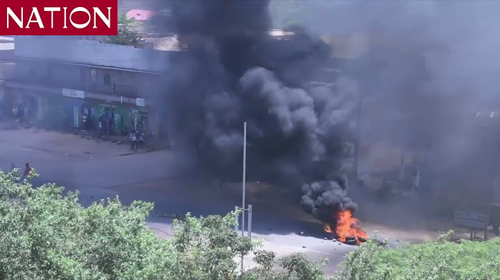 Youths protest killing of 9 people in Isiolo bandit attack