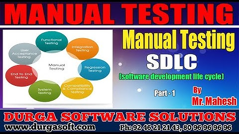Manual Testing || SDLC (software development life cycle) Part - 1 by Mahesh