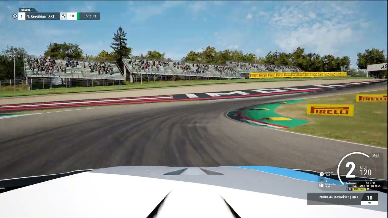 Assetto corsa Competizione BMWM4 IMOLA 1.40.8 (27degres hotlap)