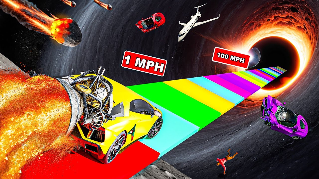 GTA 5 but chaos happens every 10 mph - YouTube