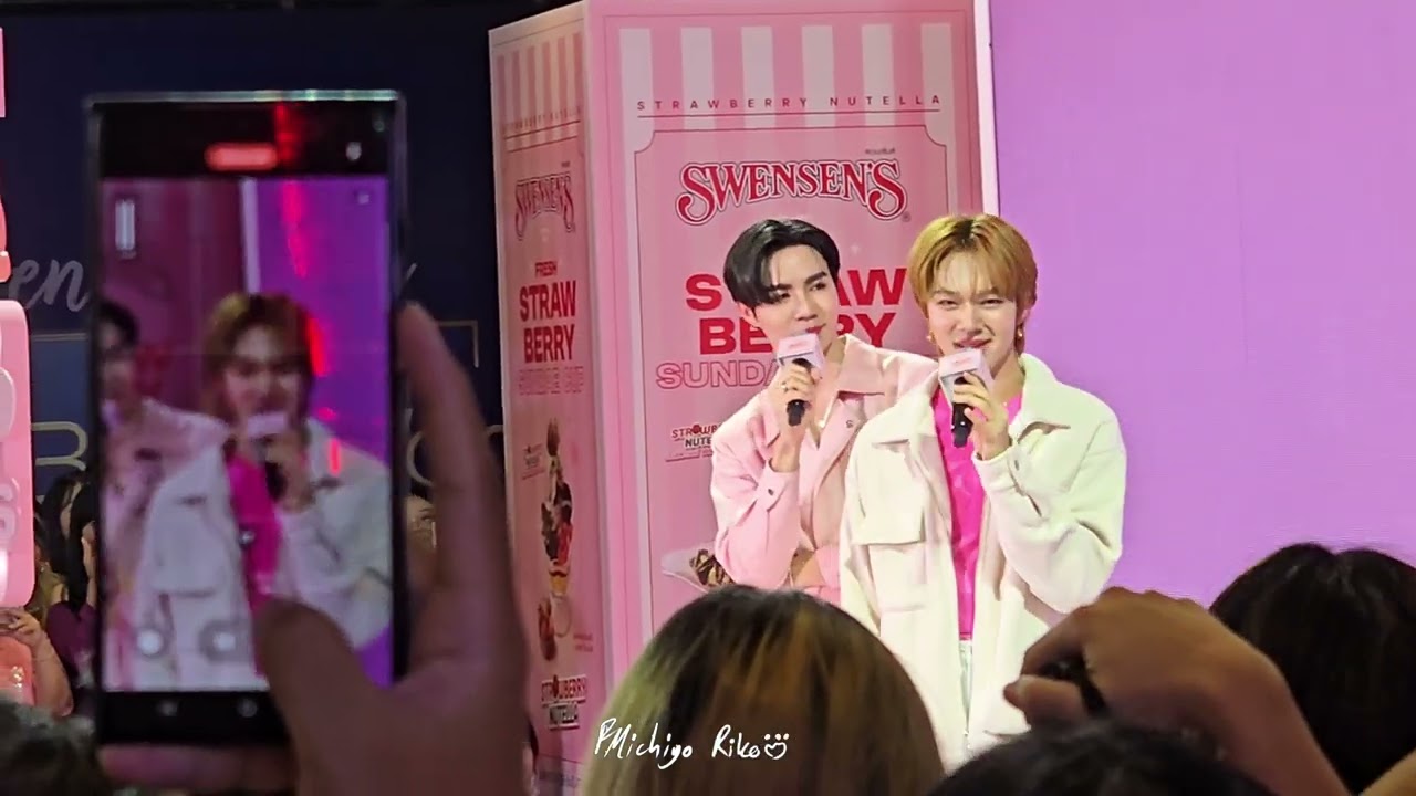 20250214 Mini Concert+Ment @Siam Center | Swensen's Strawberry Nutella น่า-เลิฟ-เว่อร์ With ZeeNuNew